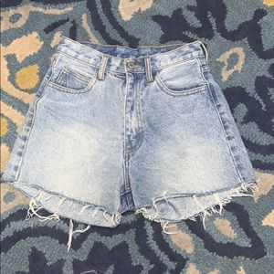 John Galt midi Denim Shorts
